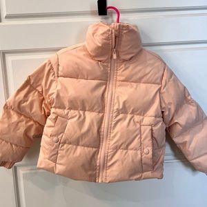 Art class target brand peach toddler Puffer so cute and warm size 4/5
